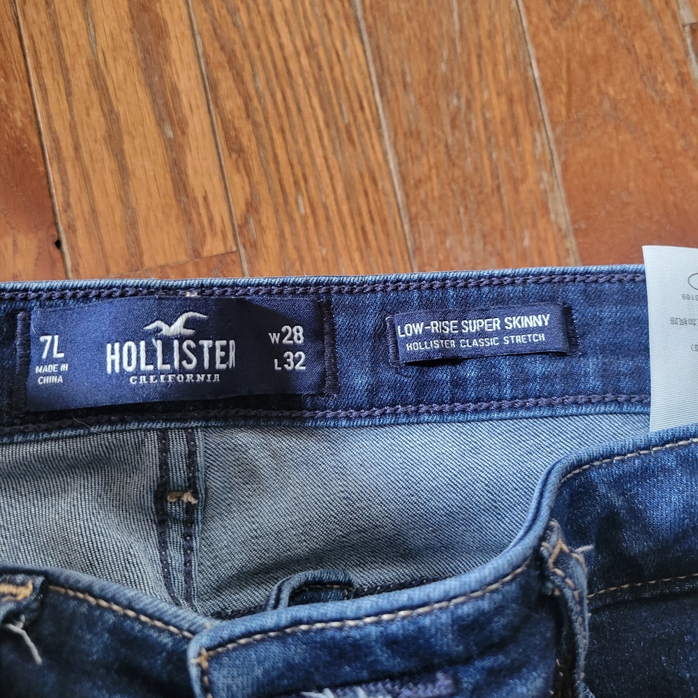 Hollister Women's Skinny Jeans - Classic Blue